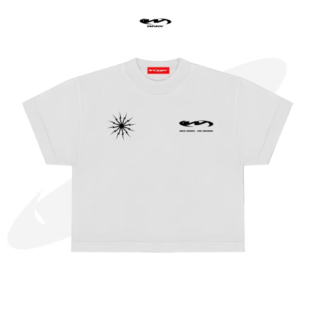 WNKK Kaos Boxy Heavyweight THUNDERBOLT Tshirt Boxy Basic Heavyweight