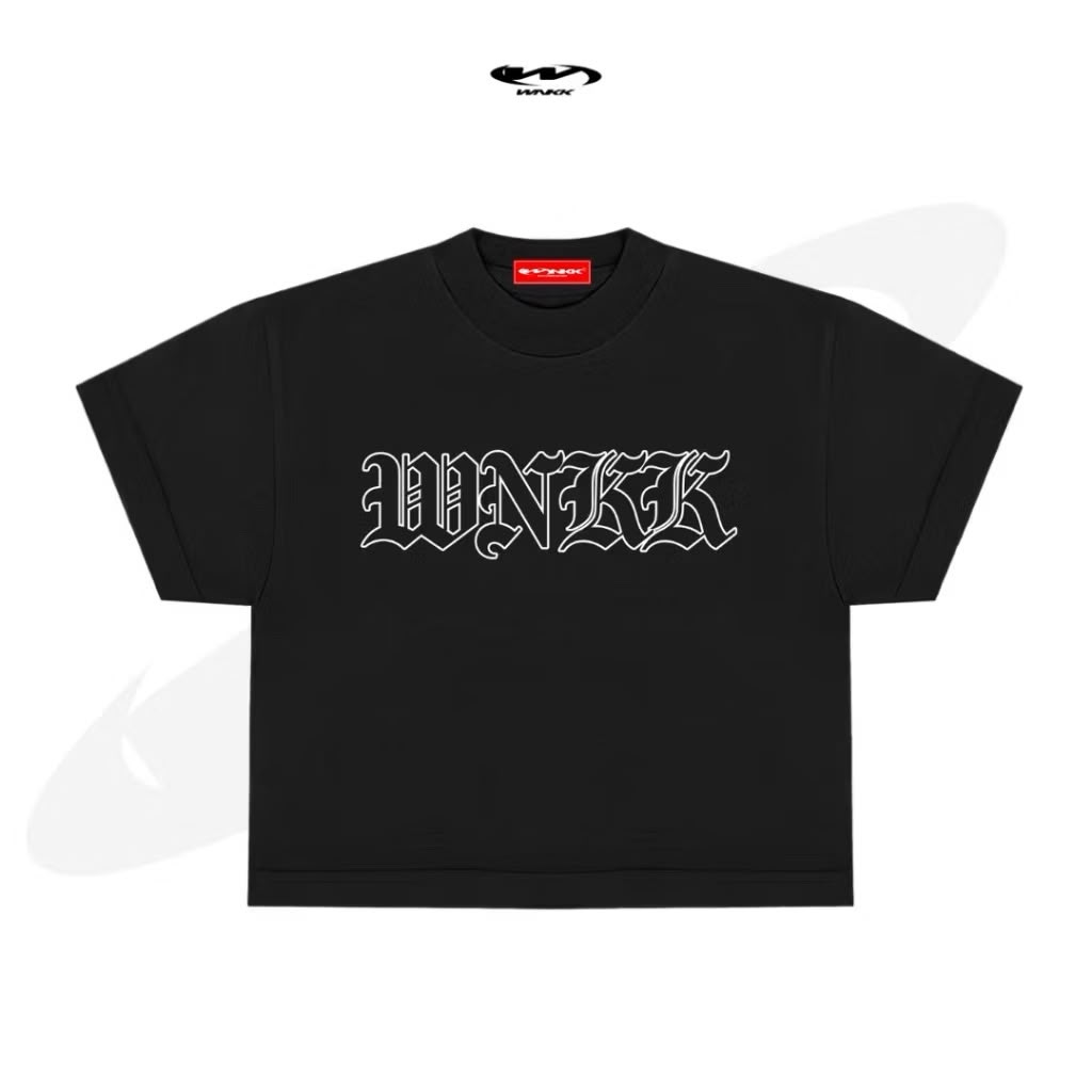 WNKK Kaos Boxy Heavyweight CHROME Tshirt Boxy Basic Heavyweight