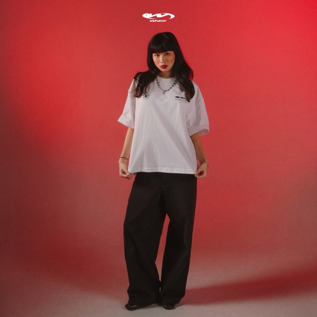 WNKK Kaos Boxy Heavyweight THUNDERBOLT Tshirt Boxy Basic Heavyweight