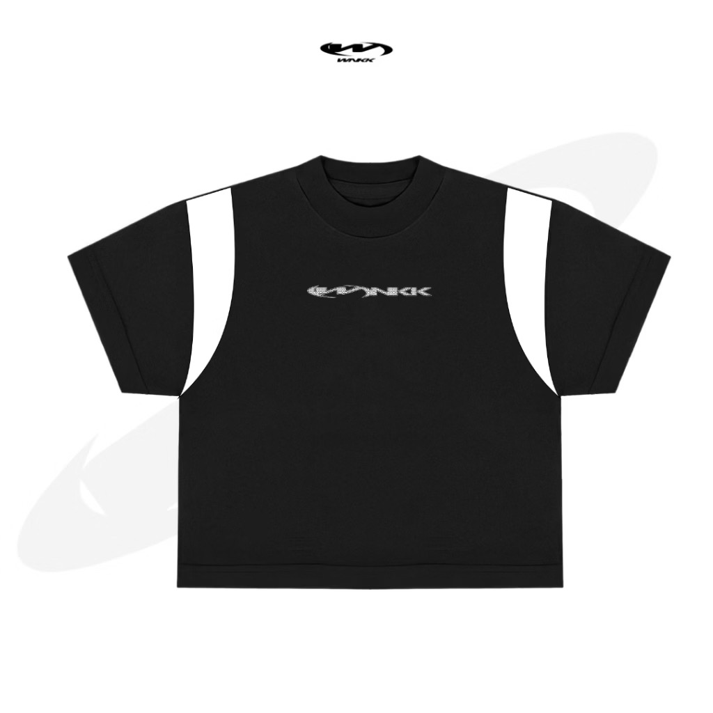 WNKK Kaos Boxy Heavyweight HALF CIRCLE BEE Tshirt Boxy Basic Heavyweight
