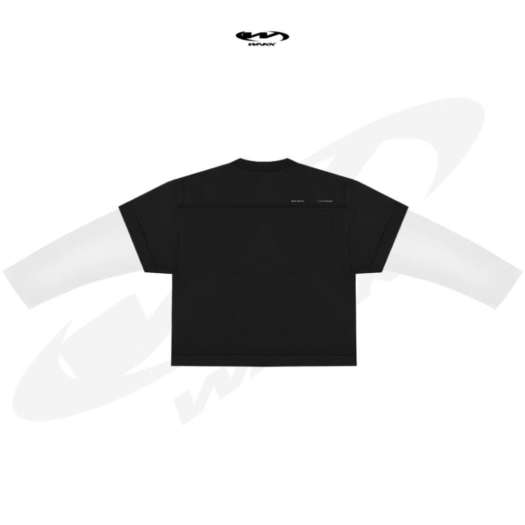 WNKK Kaos Boxy Oversized CONNECTION BEE Double Sleeve Tshirt