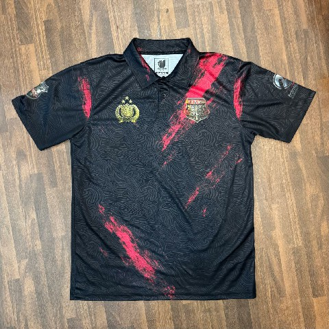 KAOS JERSEY BERKERAH/WANGKY EMBOSE